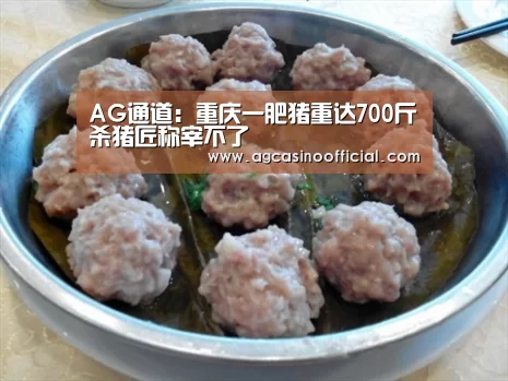 AG通道：重庆一肥猪重达700斤杀猪匠称宰不了